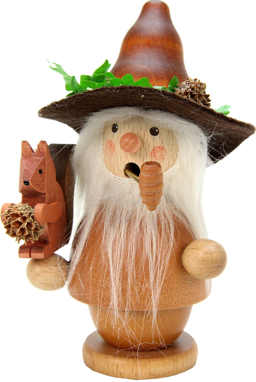 Räuchermann Waldmann mit Eichhörnchen natur Räuchermann Waldmann mit Eichhörnchen natur