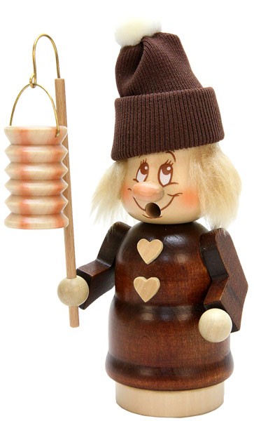 Räuchermann Miniwichtel, Laternenmädchen Räuchermann Miniwichtel, Laternenmädchen