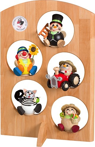 Display Paneel für 5 Kugelräucherfiguren Display Paneel für 5 Kugelräucherfiguren