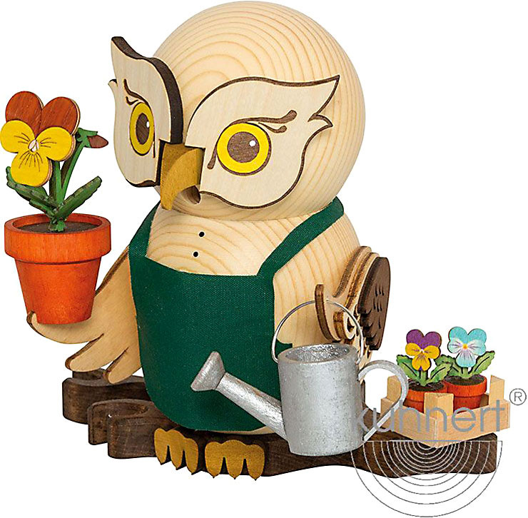 Räucherfigur Eule Gärtner Räucherfigur Eule Gärtner