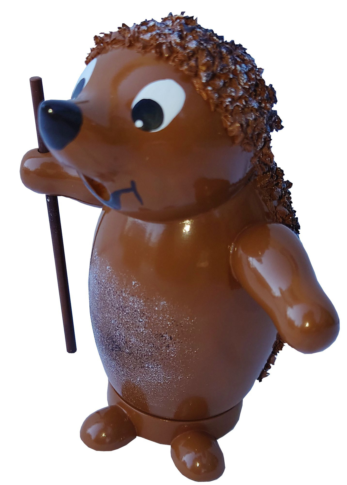 Räuchermann Igel brau