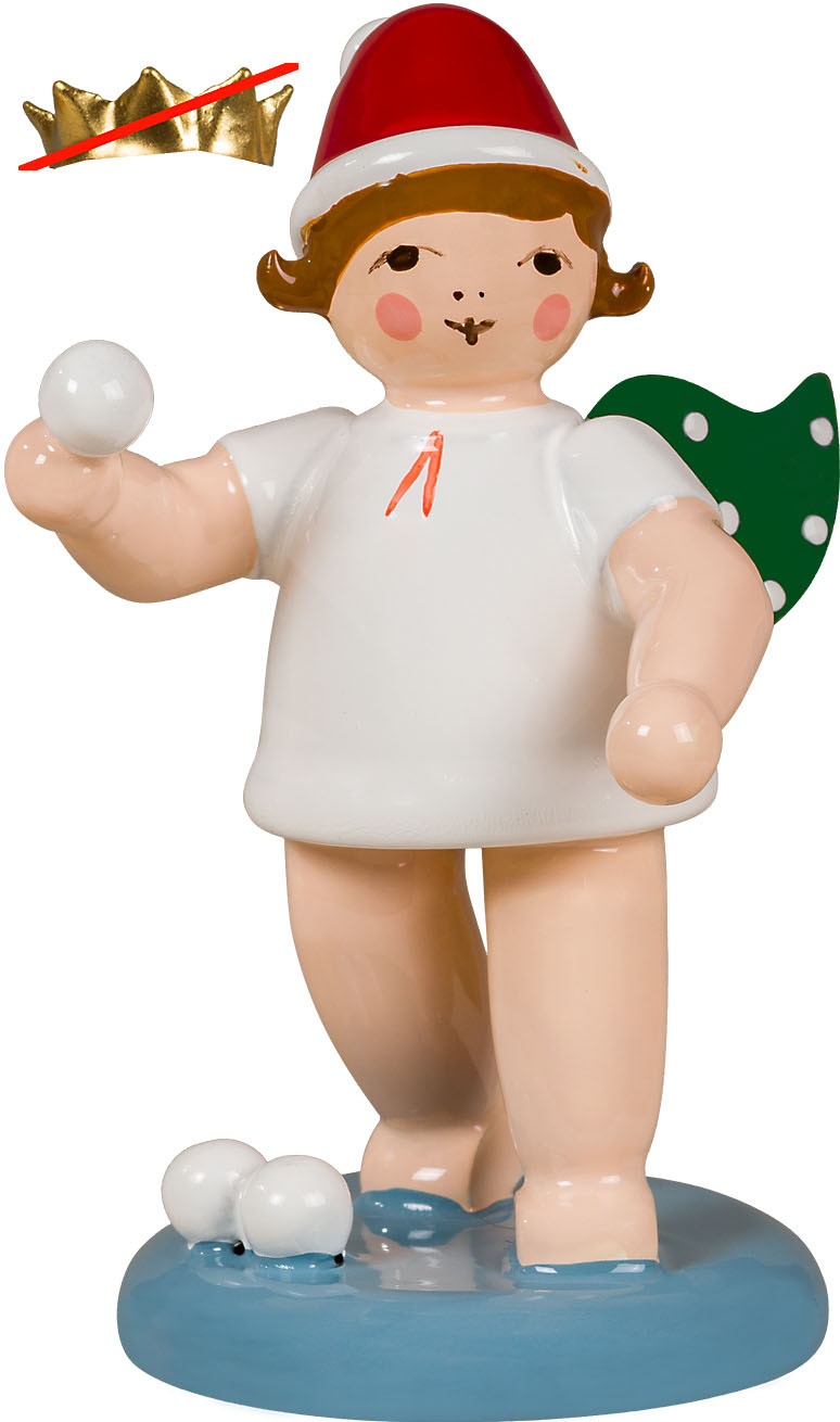 Weihnachtsengel - Schneeballwerfer oK