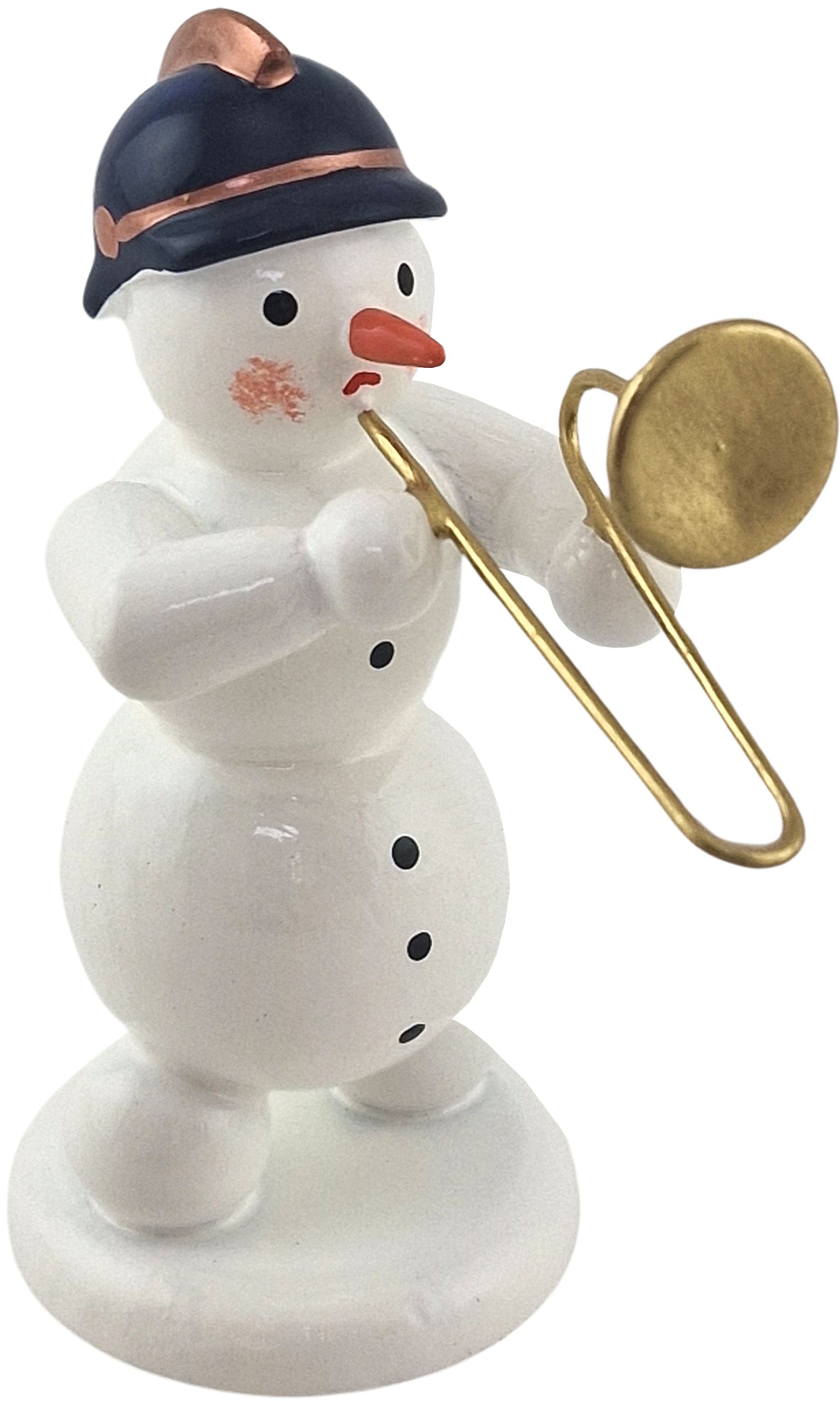 Schneemann mit Posaune