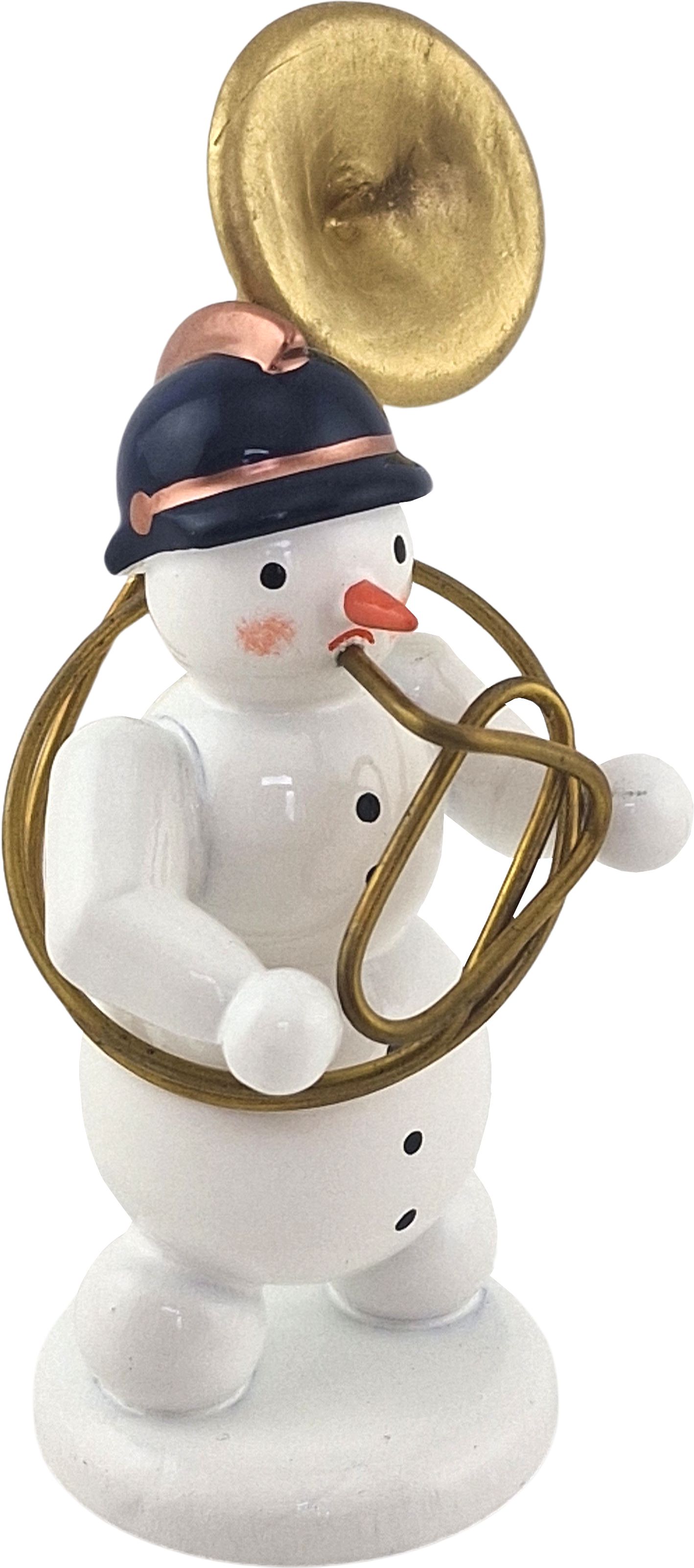 Schneemann mit Sousaphon