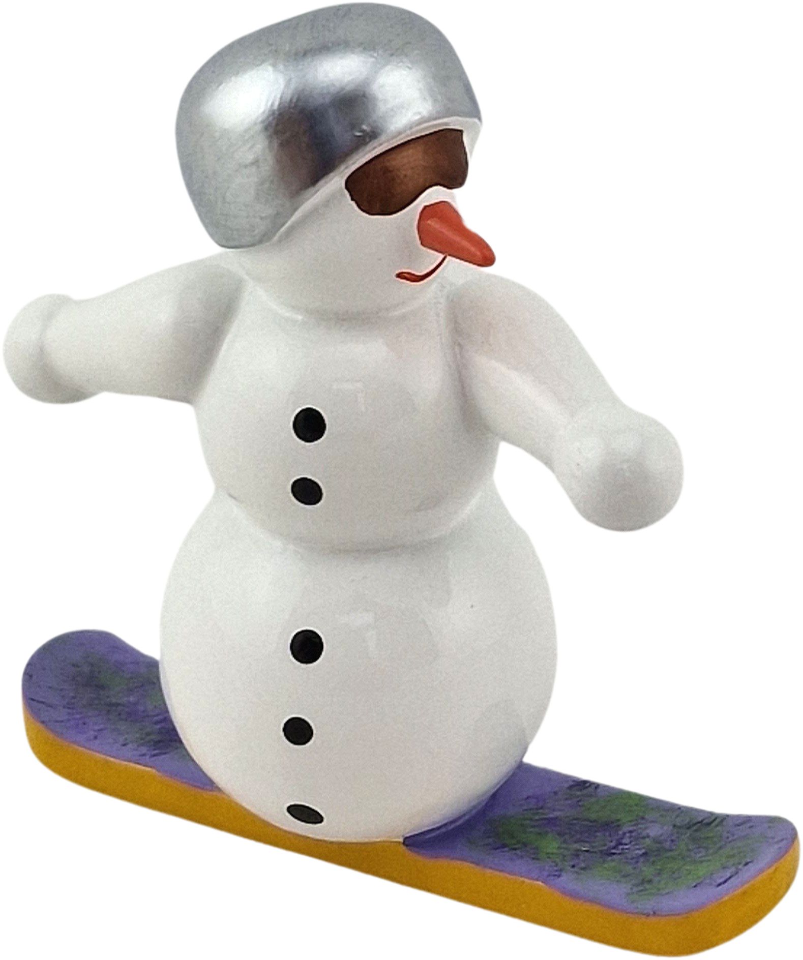Schneemann Snowboardfahrer