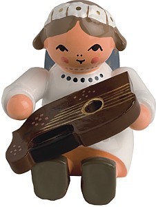Engel - sitzend mit Zither Engel - sitzend mit Zither