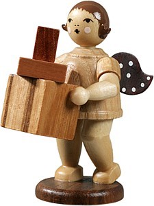 Geschenkeengel mit Pakete / natur Geschenkeengel mit Pakete / natur