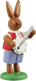 Hasenmusikant mit Banjo Hasenmusikant mit Banjo