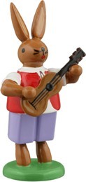 Hasenmusikant mit Gitarre Hasenmusikant mit Gitarre