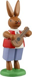 Hasenmusikant mit Mandoline Hasenmusikant mit Mandoline