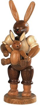 Hasenvater mit Kind Hasenvater mit Kind