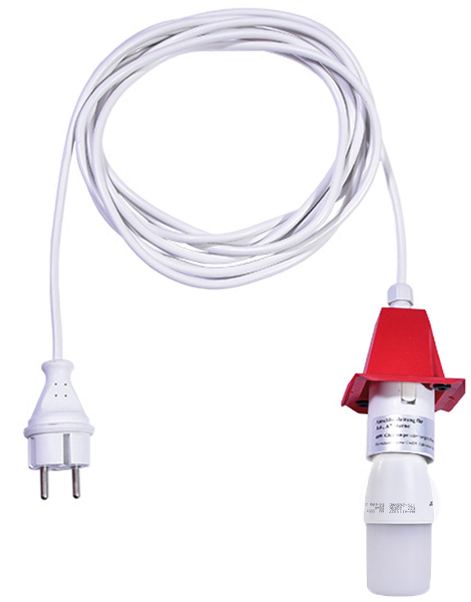 Kabel für A4/A7 - weißes Kabel 5m, Deckel rot