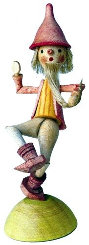Holzfigur Rumpelstilzchen Holzfigur Rumpelstilzchen