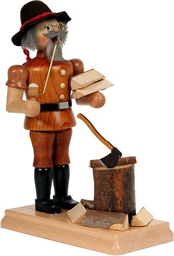 Räuchermann Holzmichel mit Mütze