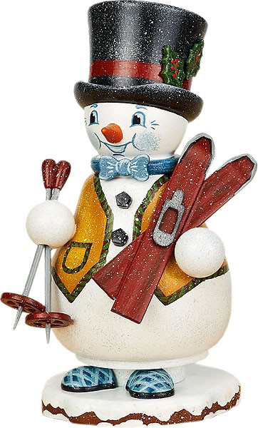 Räucherwichtel Schneemann Skilehrer