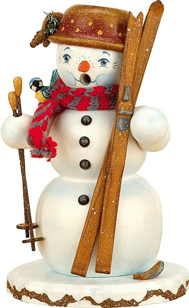 Räuchermann Winterkinder Schneemann