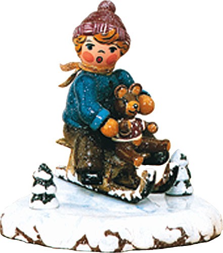Winterkinder - Schlittenfahrer