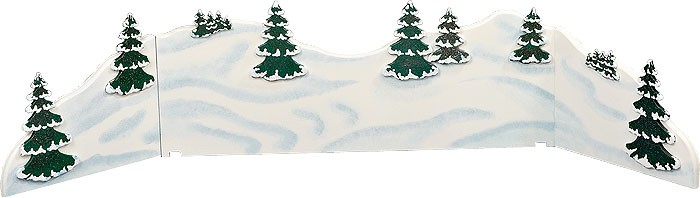 Wolke Winterlandschaft - Diorama