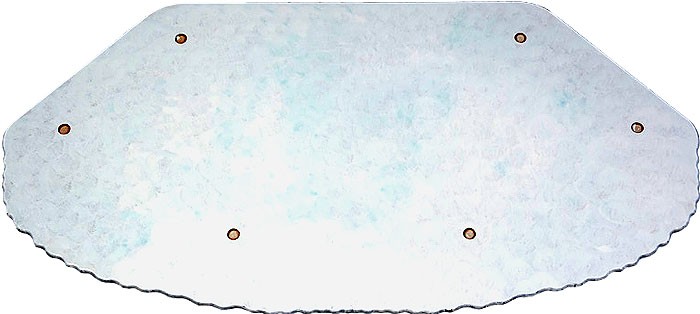 Wolke Winterlandschaft Sockelplatte, groß