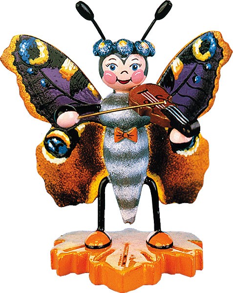 Käfer - Schmetterling Pfauenauge - Geige
