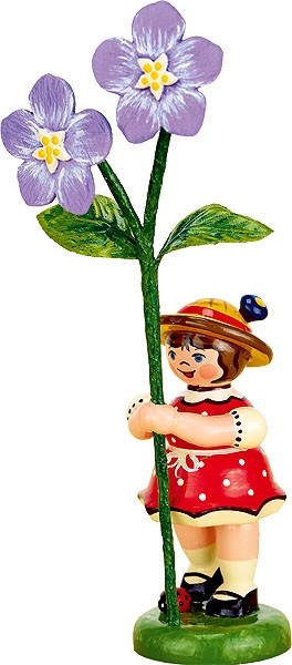 Blumenkind - Mädchen mit Flachs