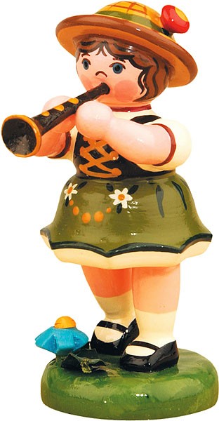 Musikkinder Mädchen mit Klarinette