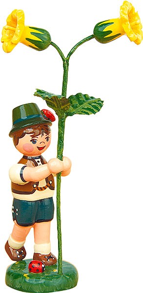 Blumenkind - Junge mit Schlüsselblume