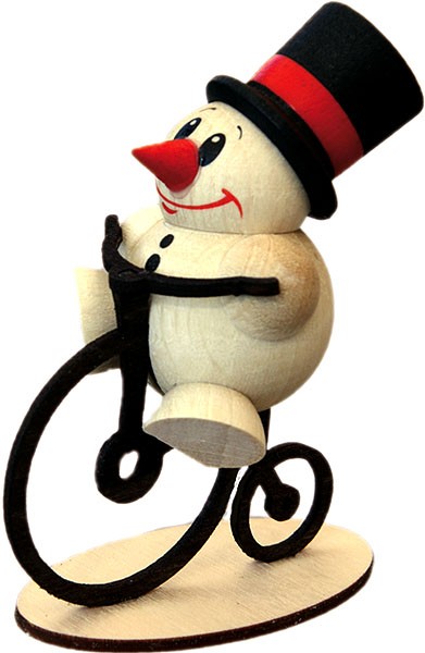 Holzfigur Cool Man - Hochrad