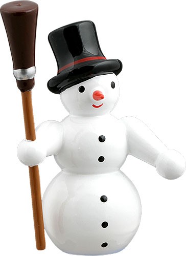 Schneemann - mit Besen Schneemann - mit Besen