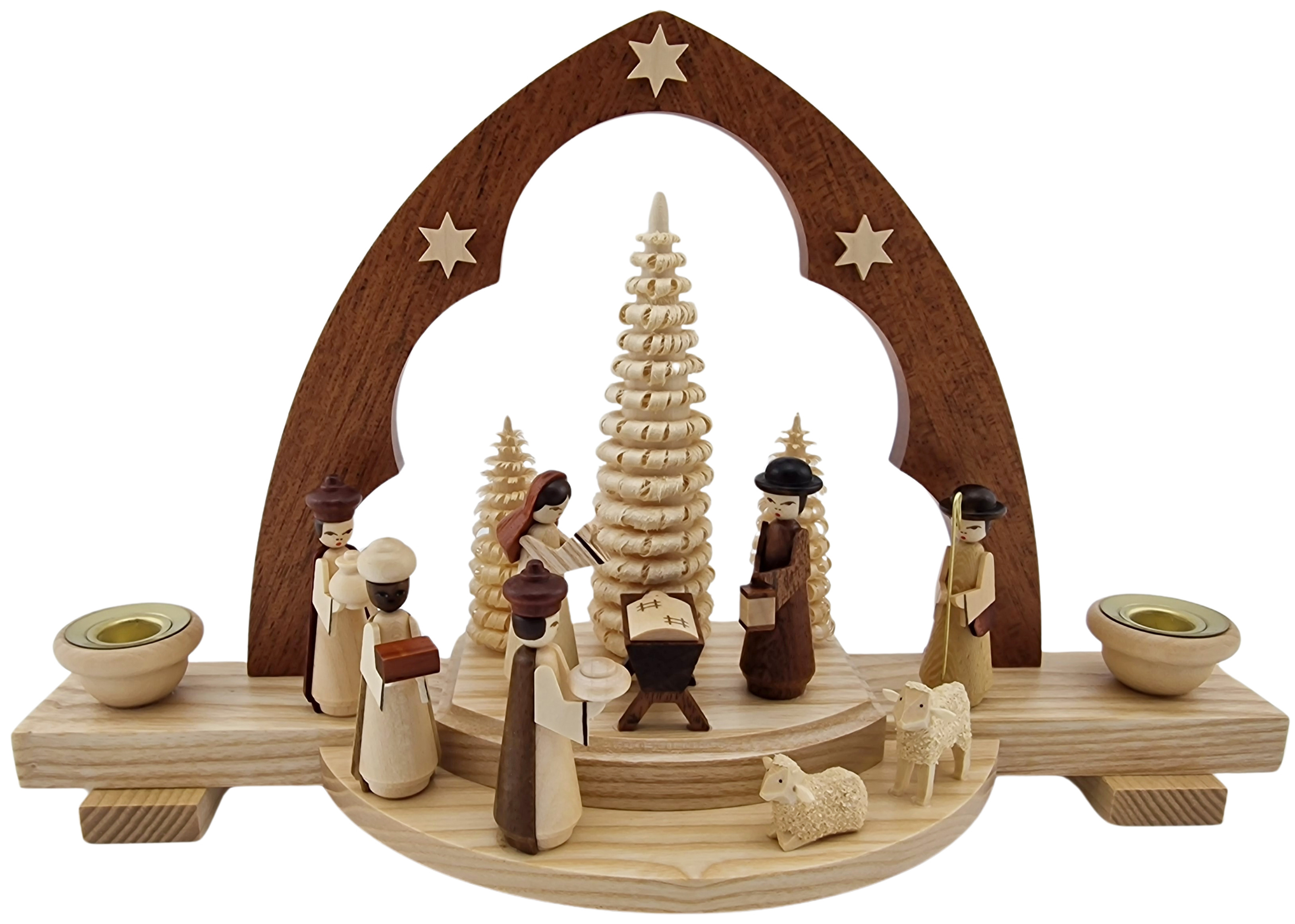 Schwibbogen Christi Geburt, natur