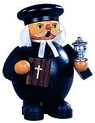 Räuchermann evangelischer Pfarrer, klein Räuchermann evangelischer Pfarrer, klein