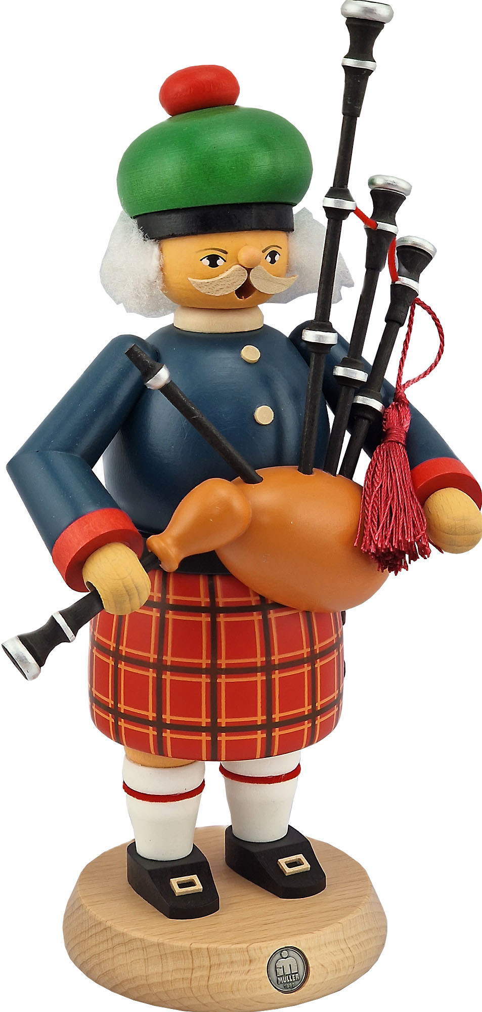 Räuchermann Schotte mit Dudelsack