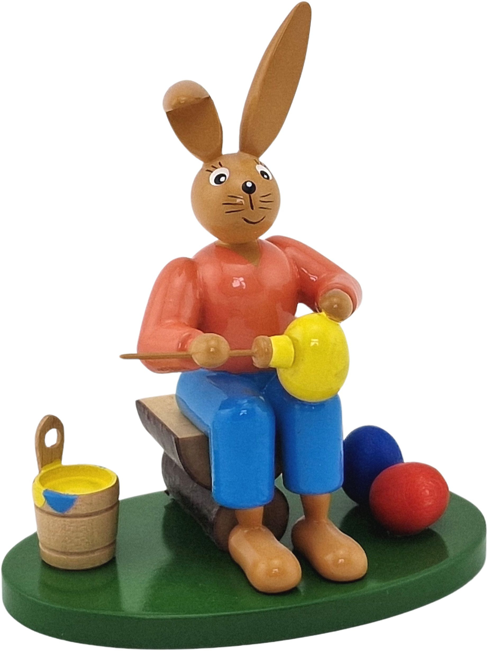 Knickohrhasen Maler sitzend