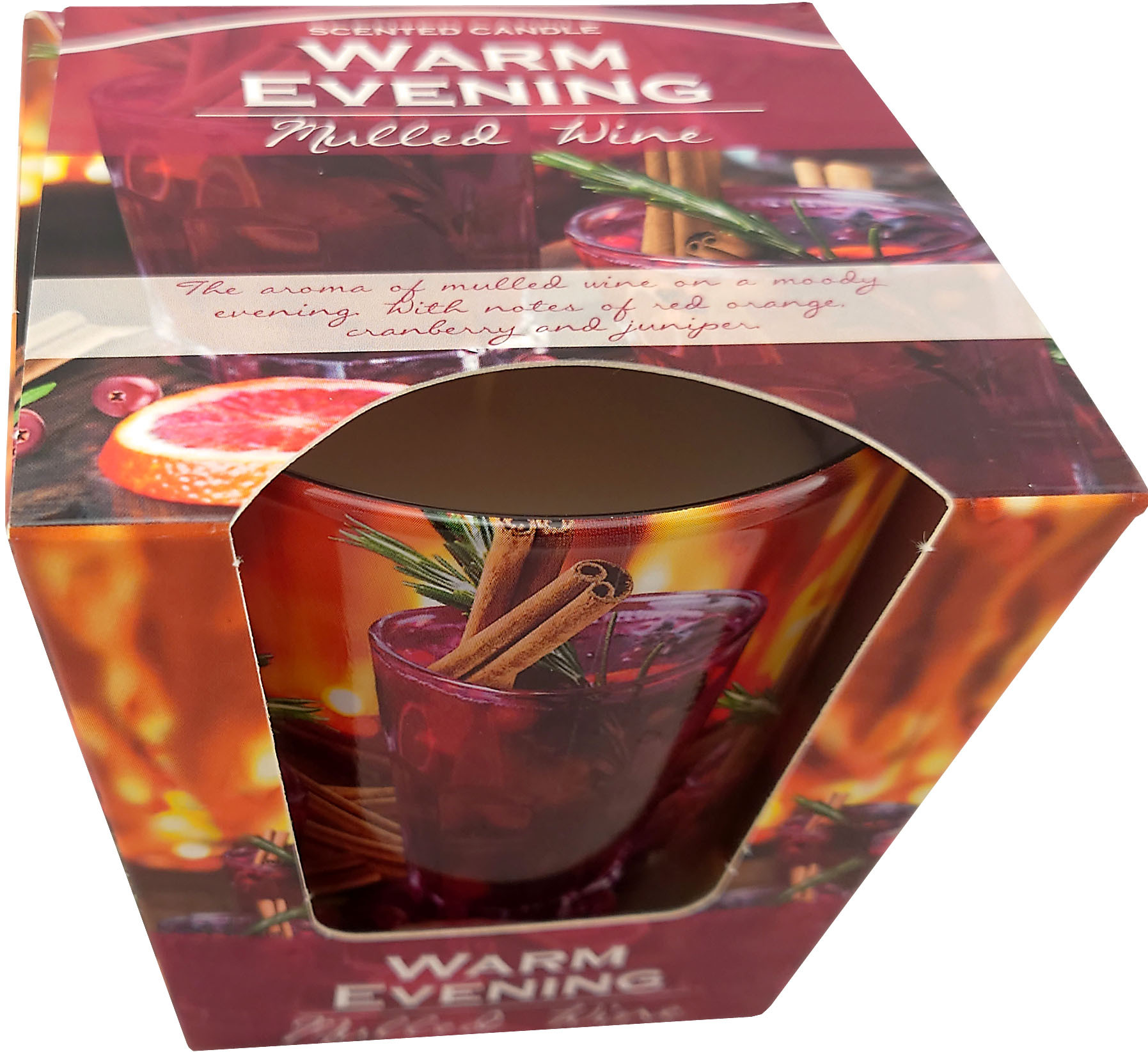 Duftkerze im Glas, Warm Evening - Mulled Wine Duftkerze im Glas, Warm Evening - Mulled Wine