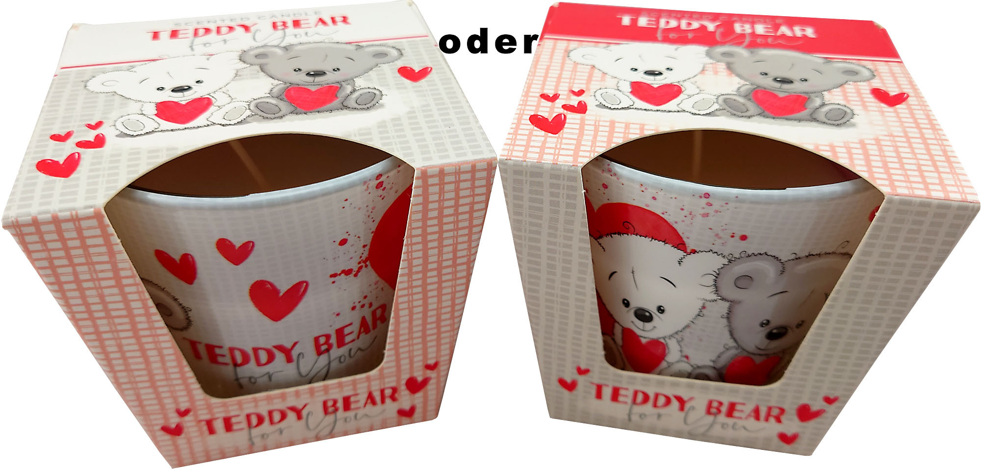 Duftkerze im Glas, Teddy Bear for you
