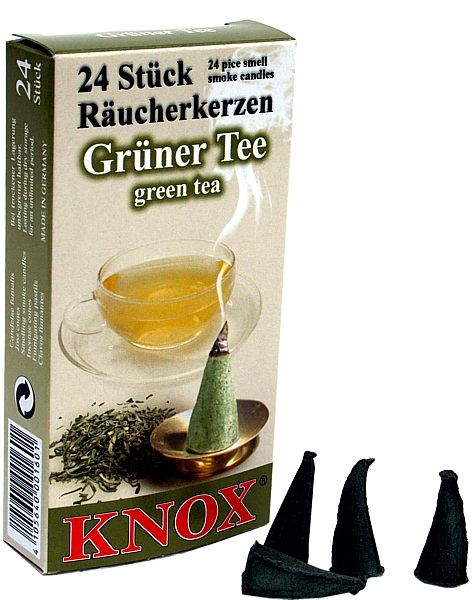 KNOX Räucherkerzchen - grüner Tee