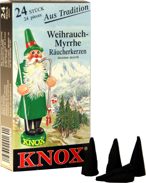 KNOX Räucherkerzchen, Weihrauch - Myrrhe