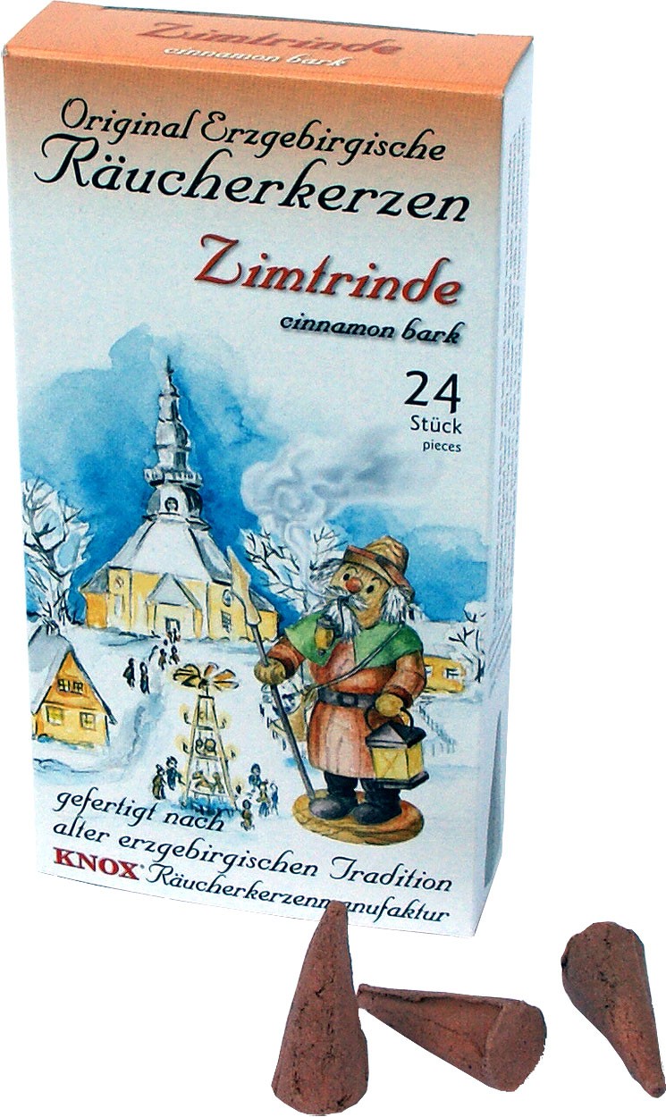 KNOX original erzgebirgische Räucherkerzchen - Zimtrinde