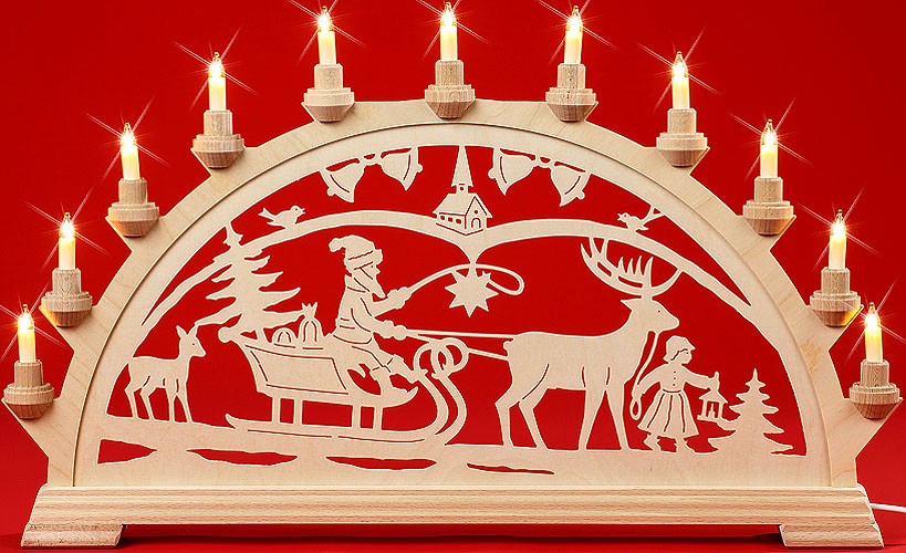 Schwibbogen Weihnachtsland mit Kinder Schwibbogen Weihnachtsland mit Kinder