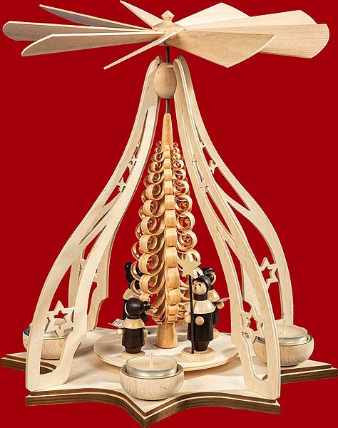 Teelichtpyramide Kurrende Teelichtpyramide Kurrende