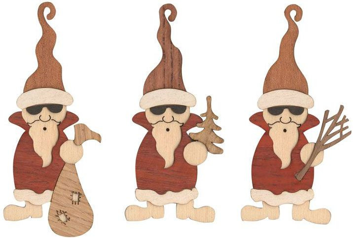 Baumschmuck Nikolaus, 6-er Set
