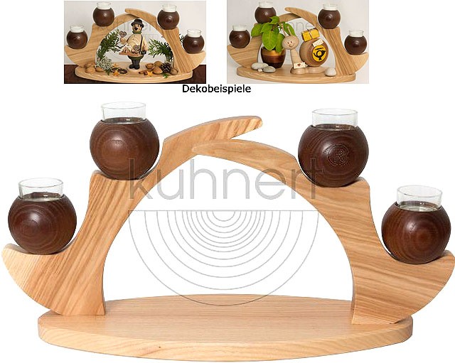 Tischleuchter, braun Tischleuchter, braun