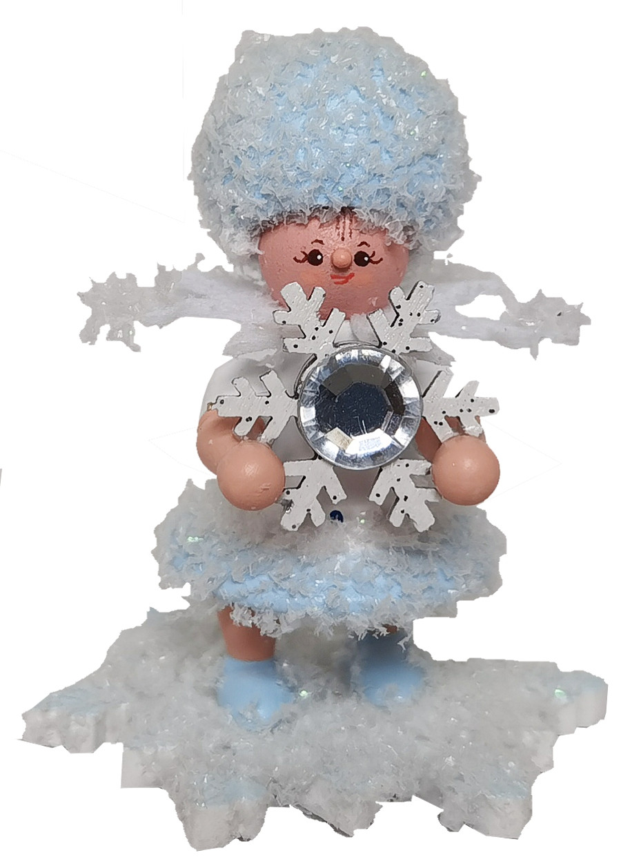 Schneeflöckchen mit Schneekristall