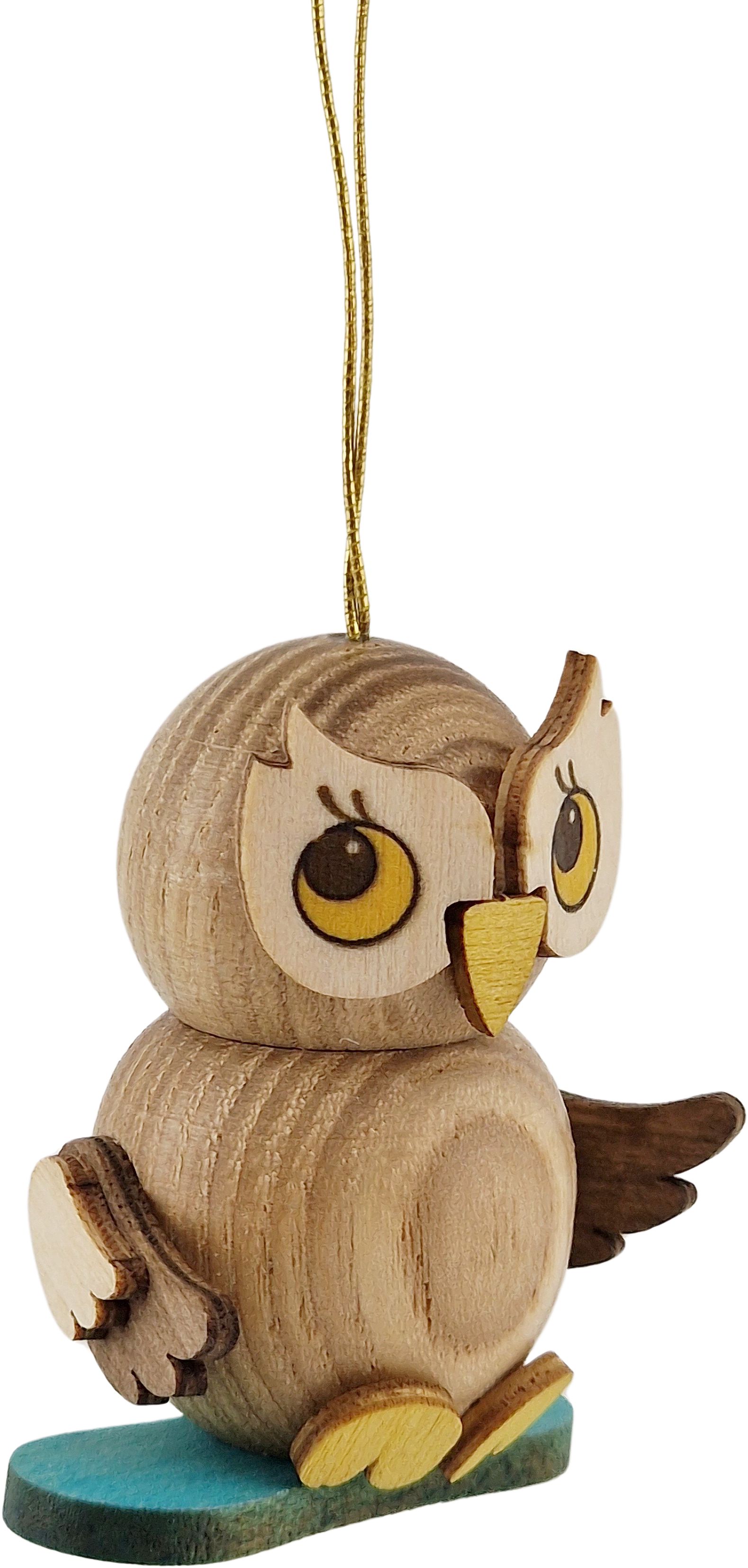 Baumbehang Eulenkind mit Snowboard