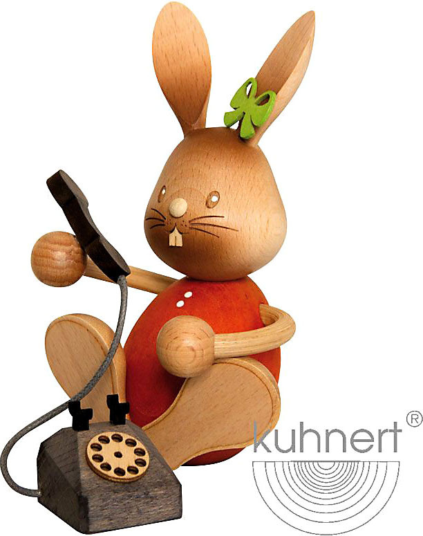 Stupsi Hase mit Telefon Stupsi Hase mit Telefon