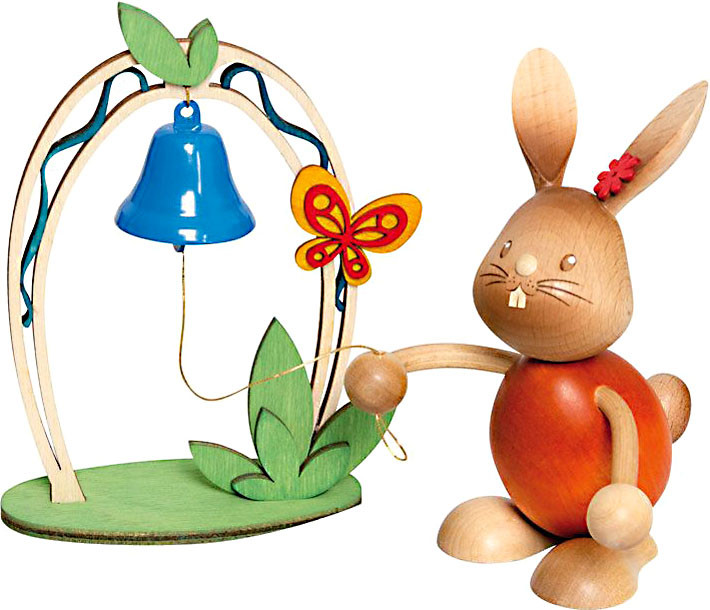 Stupsi Hase mit Glocke Stupsi Hase mit Glocke