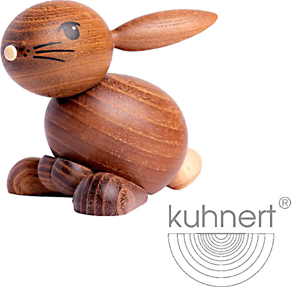 Holzfigur Hoppel - Hansi, dunkel Holzfigur Hoppel - Hansi, dunkel