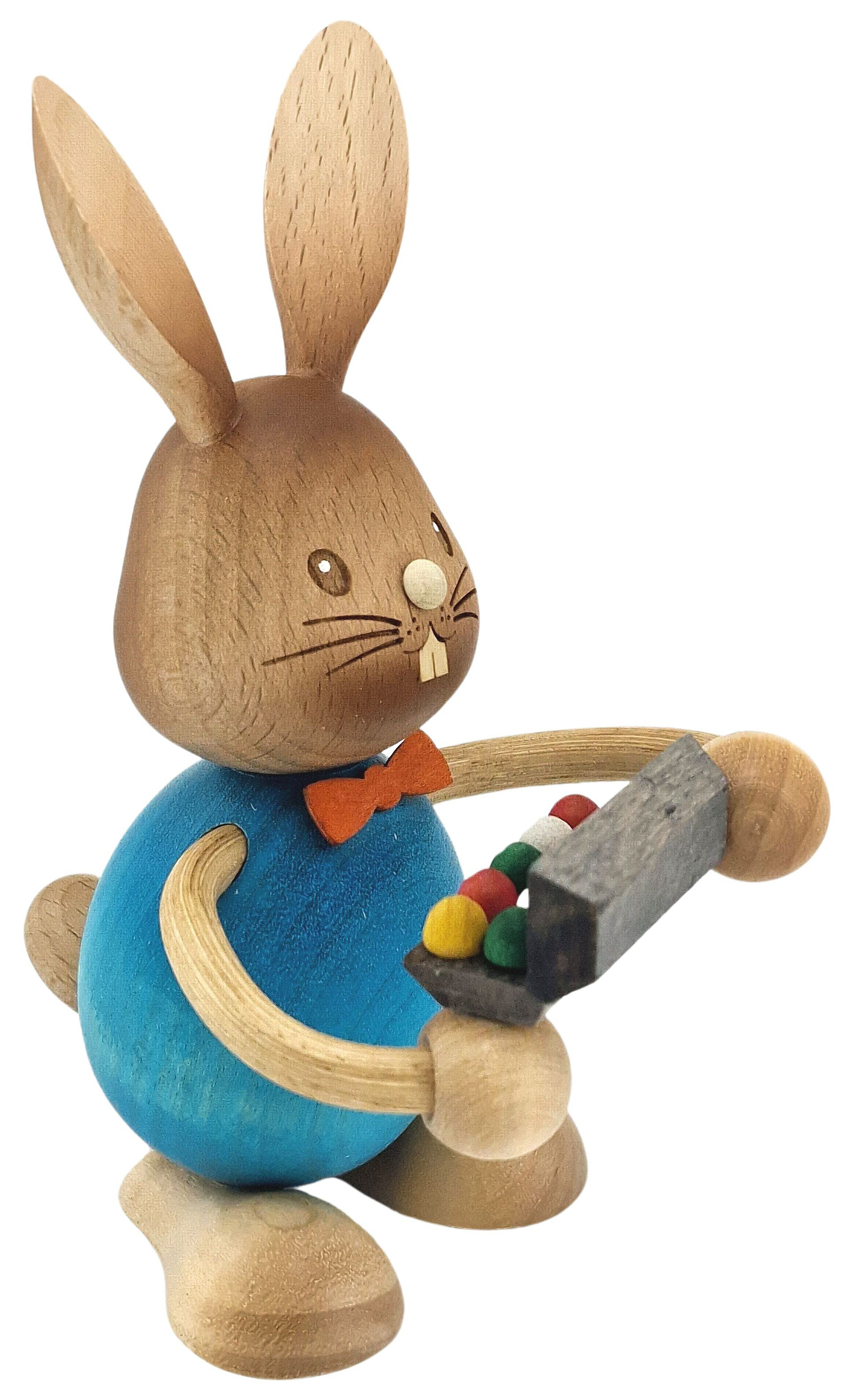 Stupsi Hase mit Eierschachtel