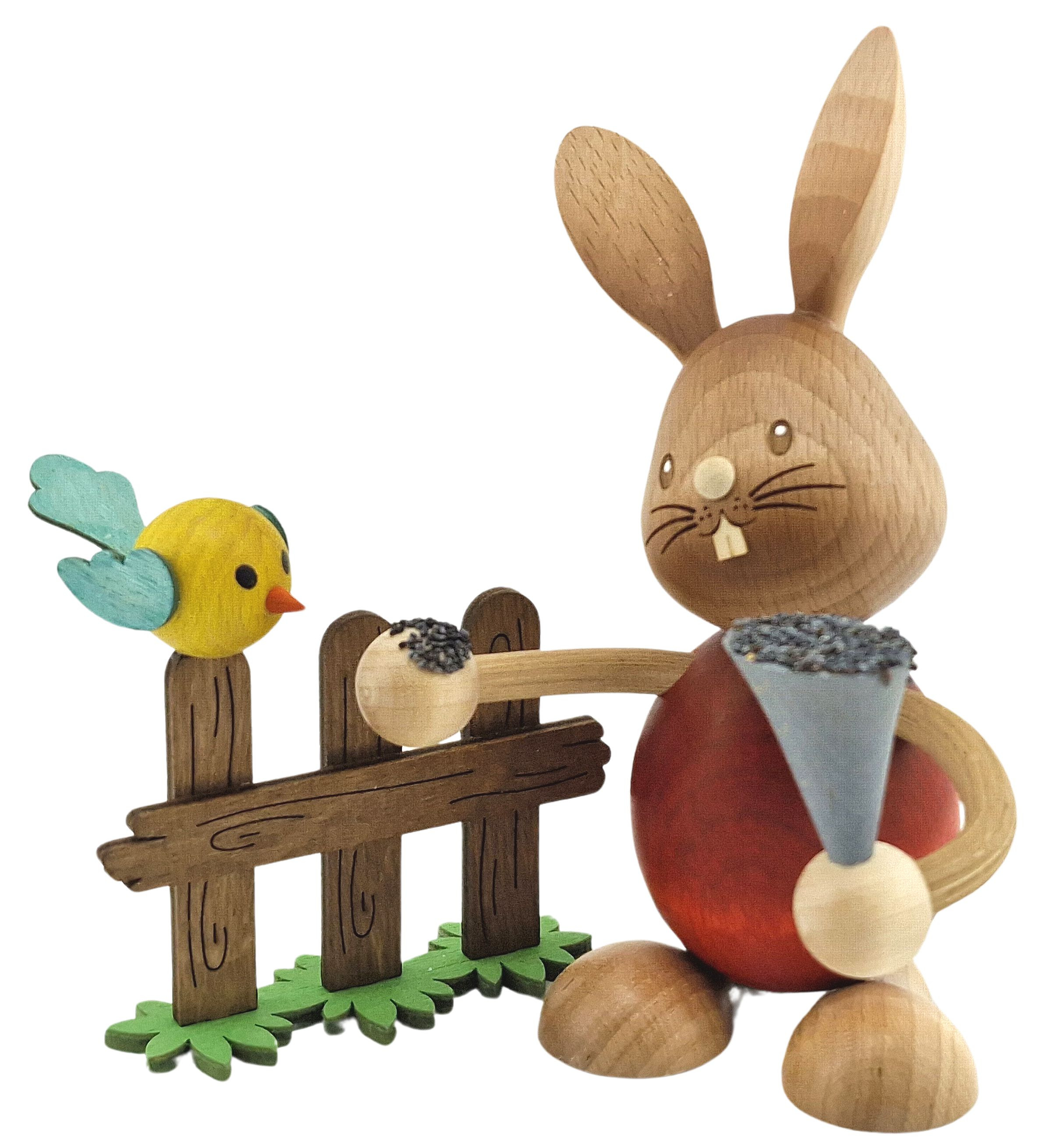 Stupsi Hase mit Vogel