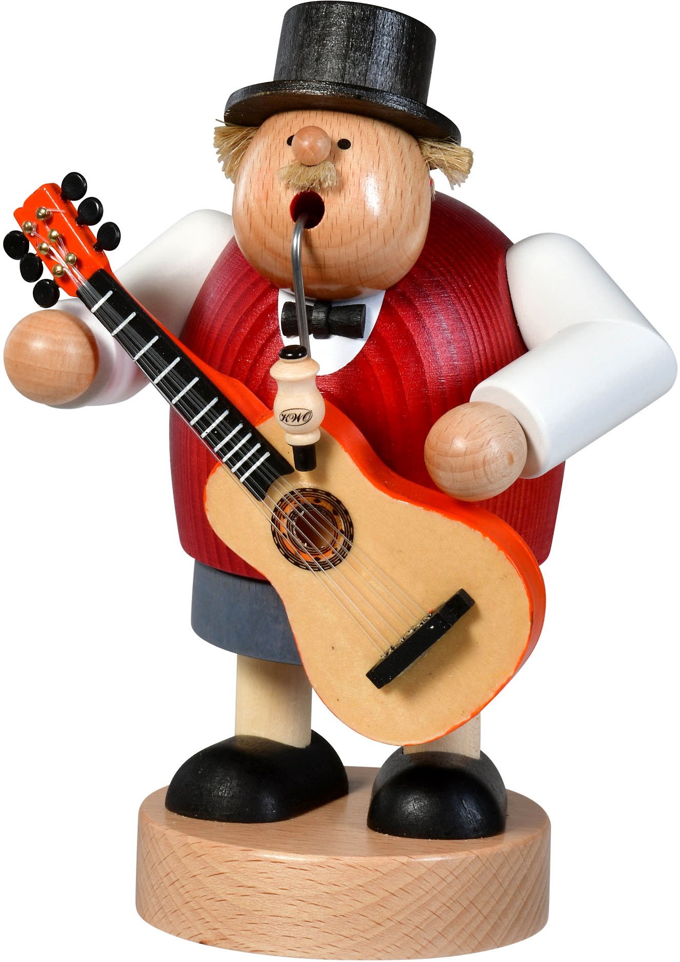 Räuchermann Musiker mit Gitarre - Die Dicken Räuchermann Musiker mit Gitarre - Die Dicken